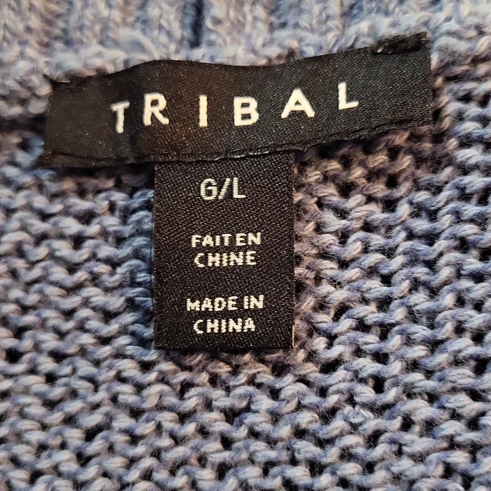 Tribal button-down short-sleeved cardigan - Picture 4 of 5